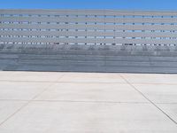 Metal Wall at an Airport in California, USA