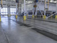 Metal Warehouse Interior in Los Angeles, California