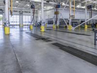 Metal Warehouse Interior in Los Angeles, California