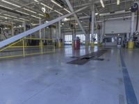 Metal Warehouse Interior in Los Angeles, California