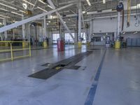 Metal Warehouse Interior in Los Angeles, California
