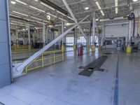 Metal Warehouse Interior in Los Angeles, California