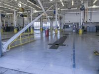 Metal Warehouse Interior in Los Angeles, California