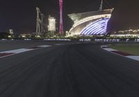 Metropolis Cityscape: Night Time View of the City