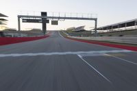 Highway in a Metropolitan Area Under a Clear Sky