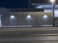 Metropolitan Area: Light Concrete Structures Illuminate the Night