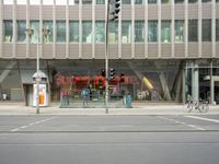 an image of a very big building with a large sign that says store front in the window