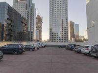 A View of Skyscrapers in a Metropolitan Area Cityscape