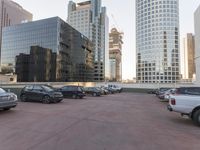 A View of Skyscrapers in a Metropolitan Area Cityscape