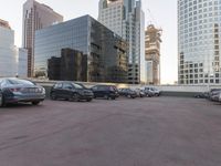 A View of Skyscrapers in a Metropolitan Area Cityscape