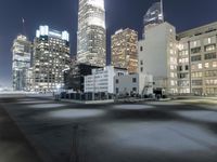 Metropolitan Cityscape: Night Skyline of an Urban Metropolis