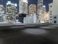 Metropolitan Cityscape: Night Skyline of an Urban Metropolis