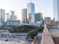 Metropolitan Skyscrapers: Overlooking the City with Clear Skies