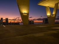 Miami Beach Cityscape: Glowing with Artificial Light