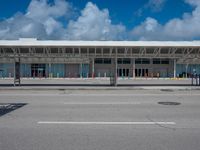 Miami Beach Pier in Florida Harbor Coastline