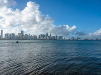 Miami Beach Skyline in Florida, USA