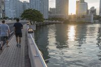 Miami City Reflection: Skyline and Canals