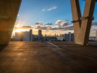 Miami City Skyline on a Sunny Day