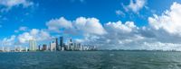 Miami Cityscape Over Coastal Miami Beach 001