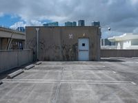 Miami Cityscape: Day with Clouds