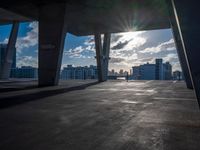 Miami, Florida Skyline on a Sunny Day