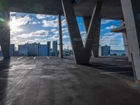 Miami Florida Skyline on a Sunny Day