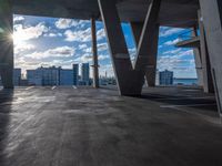 Miami Florida Skyline on a Sunny Day