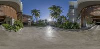 this is an image of the outside of a building taken from 360 viewfinders