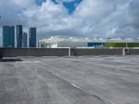 Miami Parking Garage in Urban Cityscape