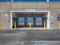 Miami Profile: Asphalt and Clouds in a Parking Lot