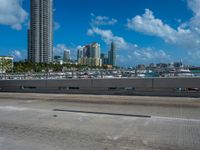 this is an image of a city overpass with traffic at low speed and speed