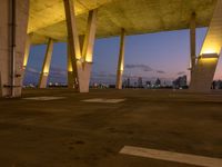 Miami Skyline at Dawn: A View of Skyscrapers