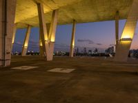 Miami Skyline at Dawn: A View of Skyscrapers