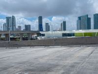 Miami Urban Landscape: Cityscape and Clouds