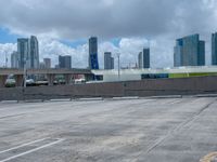 Miami Urban Landscape: Cityscape and Clouds