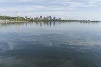 Milwaukee Cityscape: Reflections on Lake Michigan