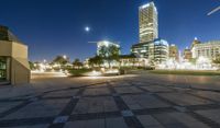 Milwaukee Cityscape at Night: Lights Illuminating the Urban Landscape