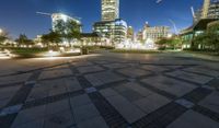 Milwaukee Cityscape at Night: Lights Illuminating the Urban Landscape