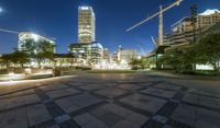 Milwaukee Cityscape at Night: Lights Illuminating the Urban Landscape