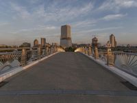 Milwaukee Concrete Street Overlooking the River