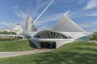 Milwaukee, Wisconsin: Concrete Street with Skyscraper