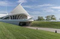 Milwaukee, Wisconsin: Concrete Street with Skyscraper