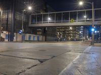 an empty street is lit up at night time for the city's night of lights