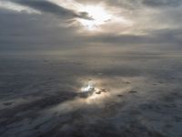 Mirror-Like Landscape of Salt Lake City