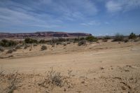 the desert is clean and barren and needs people to go to it on their motorcycle