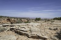 Moab, Utah Landscape: Red Rock Canyon and Rugged Outcrops