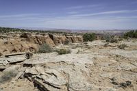 Moab, Utah Landscape: Red Rock Canyon and Rugged Outcrops