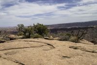 Moab, Utah: Red Rock Landscape with Mountain