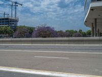 Modern Architecture in Barcelona: A View under a Cloudy Sky