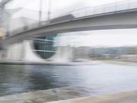 Modern Architecture in Berlin: Bridge over a Serene Lake